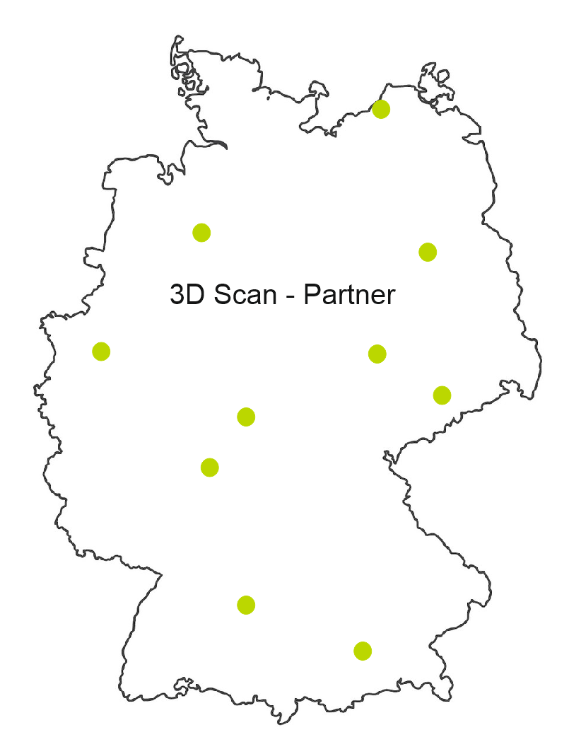 Karte Partner für 3D-Scan